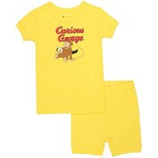 Wholesale - 6-12m GIRLS BANANA CURIOUS GEORGE SHORT SET C/P 6, UPC: 196027189429